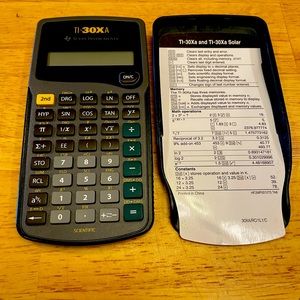 Texas Instruments TI-30XA Calculator